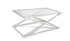 Coffee Table In Stainless Steel Frame
